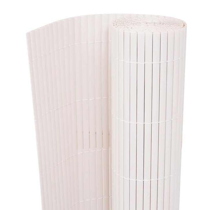 vidaXL Tuinhek Wit 150 x 300 cm PVC, Jardin & Terrasse, Clôtures de jardin, Envoi