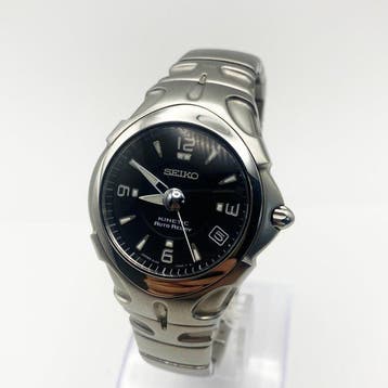 Seiko - Kinetic Auto Relay - Zonder minimumprijs - 5D22-0A30, Handtassen en Accessoires