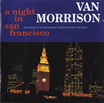 Van Morrison - A Night In San Francisco (2xCD, 1994), Verzenden, Zo goed als nieuw