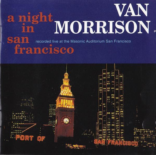 Van Morrison - A Night In San Francisco (2xCD, 1994), CD & DVD, CD | Jazz & Blues, Envoi
