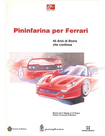 1997 PININFARINA PER FERRARI BROCHURE ITALIAANS 1214/97, Nieuw