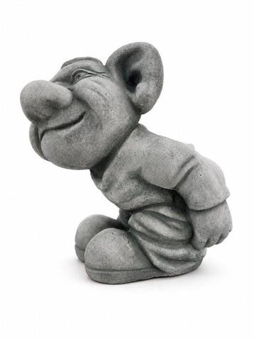 Beeld, garden statue of a troll mythical creature - 25 cm -