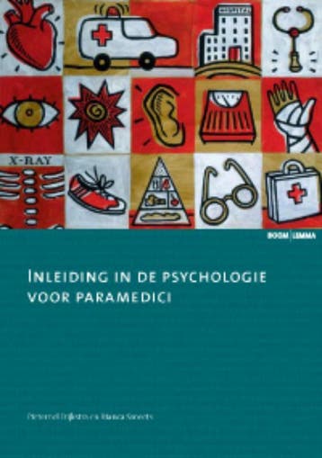 Inleiding in de psychologie voor paramedici 9789059315730, Verzenden, Pieternel Dijkstra