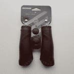 Handvatten set leer look bruin, Fietsen en Brommers, Fietsonderdelen, Verzenden, Nieuw