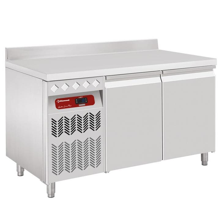 Geventileerde koeltafel "muraal", 2 deuren GN 1/1, 260 Lit., Zakelijke goederen, Horeca | Keukenapparatuur, Koelen en Vriezen