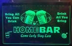Home bar neon bord lamp LED cafe verlichting reclame lichtba, Verzenden