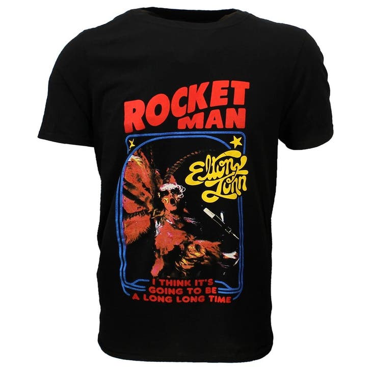 Elton John Rocketman Feather Suit T-Shirt, Kleding | Heren, T-shirts