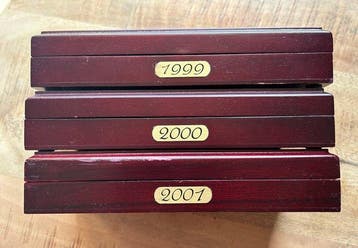 België. Proof Set 1999/2001 (3 sets) (Zonder minimumprijs)