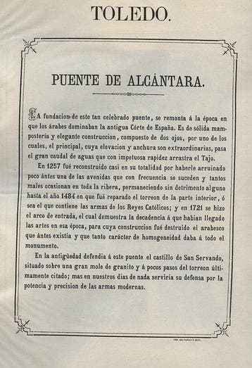 Casiano Alguacil Blazquez - Toledo Puente de Alcantara