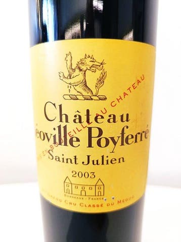 2003 Château Léoville Poyferré - Saint-Julien 2ème Grand Cru