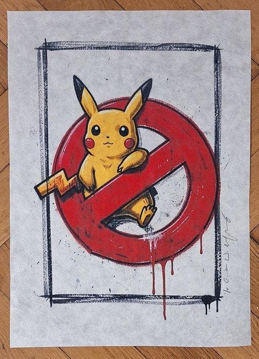 Emma Wildfang - Pikachu „Who You Gonna Call? “ - Tribute, Games en Spelcomputers, Spelcomputers | Overige Accessoires