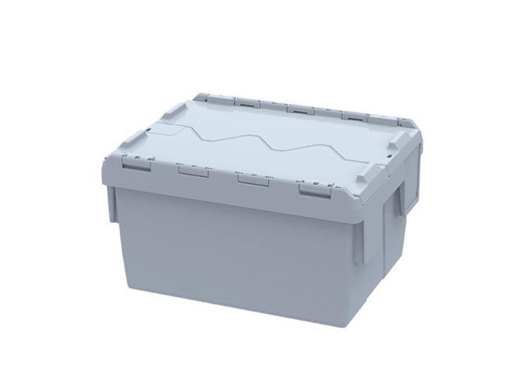 Distributiebak 400x300x210 mm euronorm grijs kunststof, Zakelijke goederen, Horeca | Overige, Ophalen of Verzenden