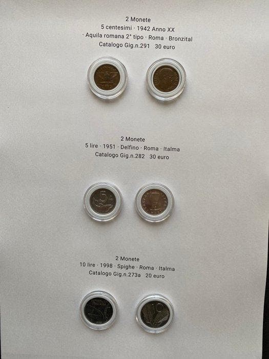 Italië, Republiek – Lotto 171 Monete Lire FDC Sigillate –, Timbres & Monnaies, Monnaies | Europe | Monnaies non-euro