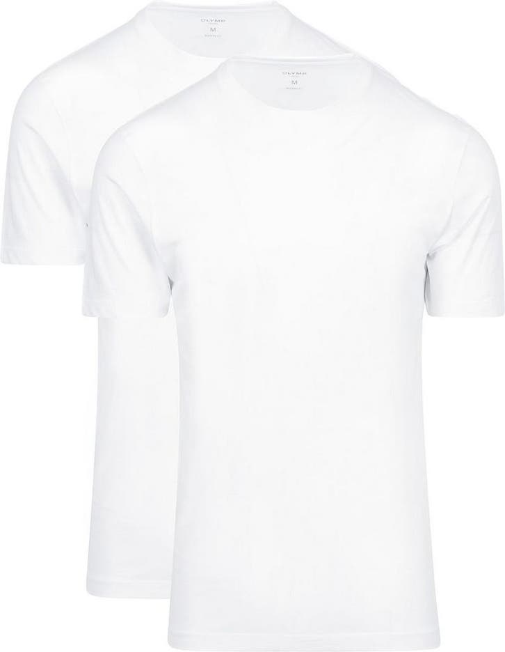 Olymp T-Shirt Ronde Hals 2Pack maat Maat 52/54 (L) Heren, Vêtements | Hommes, T-shirts, Envoi