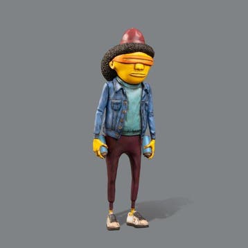 Os Gemeos (XX-XXI) - The Giant (blue)