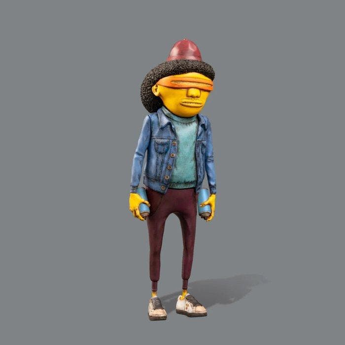 Os Gemeos (XX-XXI) - The Giant (blue), Antiquités & Art, Art | Objets design