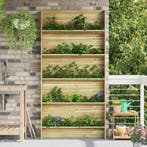 vidaXL Plantenplanken Bruin 90 x 15 x 180 cm Geïmpregneerd, Tuin en Terras, Bloempotten, Verzenden, Nieuw