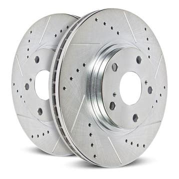 Power Stop Jeep Wrangler BBK Front Drilled & Slotted Rotor -, Ophalen of Verzenden, Nieuw
