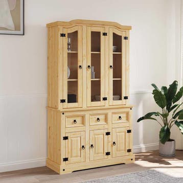vidaXL Hoge kast Corona 112x43x191,5 cm Mexicaans grenenhout, Verzenden, Nieuw