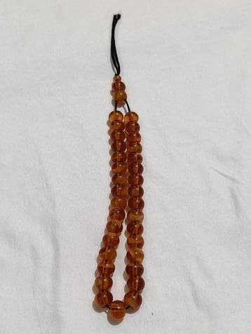 Chapelet - Ambre - 1970-1980 - Chapelet de perles de prière