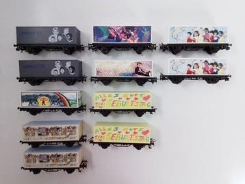 Märklin H0 - Modeltrein (11) - 11-delige containerwagen, Nieuw