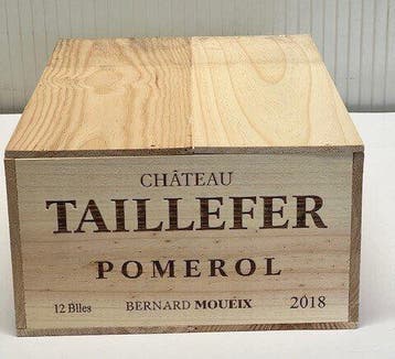 2018 Chateau Taillefer - Pomerol - 12 Bouteilles (0,75 L)