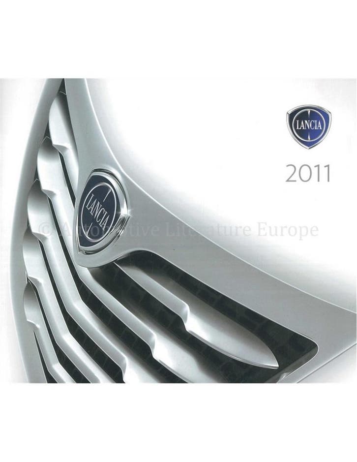 2011 LANCIA PROGRAMMA BROCHURE NEDERLANDS, Livres, Autos | Brochures & Magazines