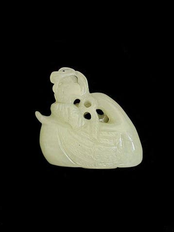 Beeldhouwkunst - Nefriet Jade - China - Eind 20e eeuw
