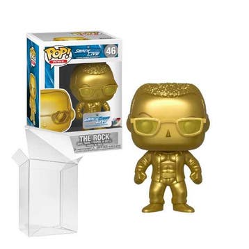 Funko Pop WWE: The Rock 46  Gold Chrome Smackdown Live 20th, Verzenden