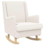 vidaXL Schommelstoel Crèmekleurig 62 x 80 x 85 cm, Verzenden, Nieuw