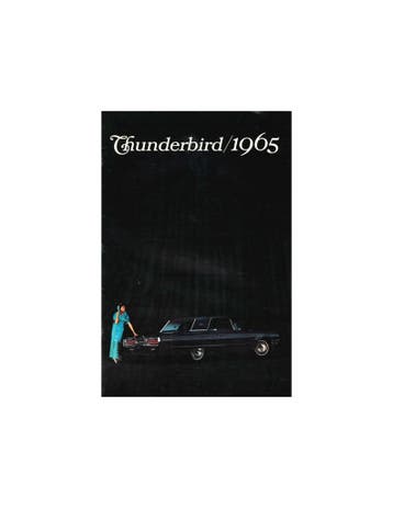 1965 FORD THUNDERBIRD BROCHURE ENGELS (USA)