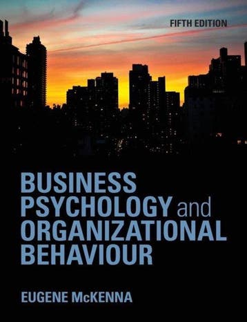 Business Psychology and Organizational Behaviour Mckenna, Verzenden, Gelezen, Mckenna