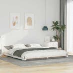 vidaXL Bedframe Wit 180 x 210 cm Massief grenenhout, Maison & Meubles, Chambre à coucher | Lits, Verzenden