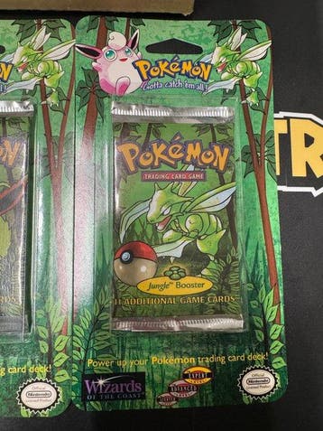Pokémon - 3 Booster pack - 3 Pokemon Jungle BLISTER Booster, Nieuw