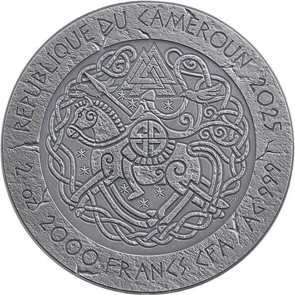 Kameroen. 2000 Francs 2025 The Way to Valhalla - Harald, Postzegels en Munten, Munten | Europa | Niet-Euromunten