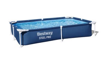 Bestway Steel Pro Frame Zwembad zonder pomp, 221 × 150 ×.., Tuin en Terras, Ophalen of Verzenden, Nieuw
