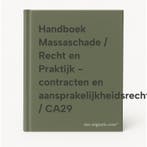 Handboek Massaschade / Recht en Praktijk - contracten en, Boeken, Verzenden, Zo goed als nieuw