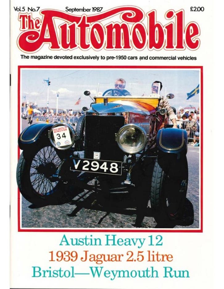 1987 THE AUTOMOBILE MAGAZINE 07, Livres, Autos | Brochures & Magazines, Enlèvement ou Envoi