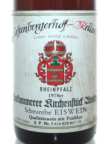 1978 Maikammerer Kirchenstück Scheurebe Eiswein -, Verzamelen, Nieuw