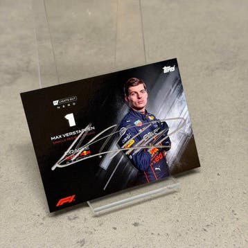 Red Bull Racing - Topps Lights OUT Nero - Signed - Max, Nieuw