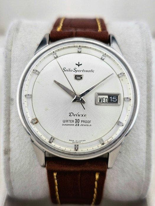 Seiko - Sportmatic Deluxe - Zonder minimumprijs - 7606-7981, Handtassen en Accessoires, Horloges | Antiek