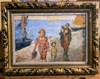 Leonardo Bazzaro (1853-1937) - Le nostre gioie (Chioggia), Antiek en Kunst