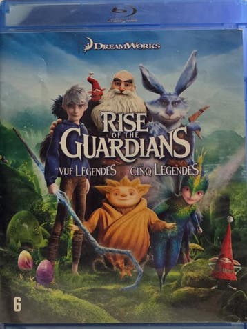 De Vijf Legendes Rise Of The Guardians (blu-ray tweedehands, Ophalen of Verzenden, Nieuw in verpakking