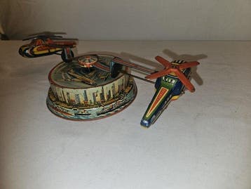 Blömer & Schuler - Speelgoed Vliegtuig carrousel - 1950-1960, Antiek en Kunst