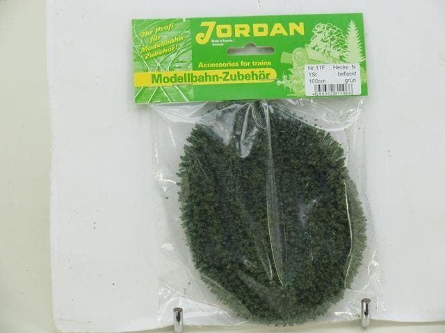 Jordan 11F Hecke, grün beflockt, ca 100cm 14 x 9 mm, Hobby en Vrije tijd, Modelbouw | Overige, Nieuw, Ophalen of Verzenden