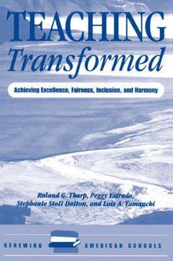 Teaching Transformed 9780813322698 Roland Tharp, Verzenden, Gelezen, Roland Tharp