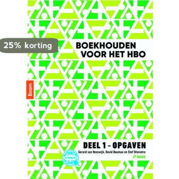 Boekhouden voor het hbo deel 1. Opgavenboek 9789024424818, Boeken, Studieboeken en Cursussen, Verzenden, Zo goed als nieuw, Gerard van Heeswijk