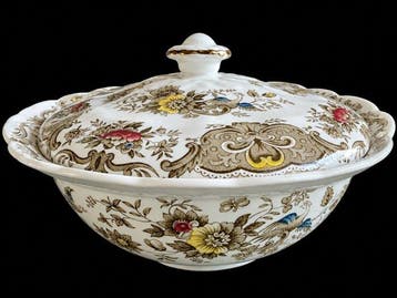 Ridgway Staffordshire - Plateau (3) - Windsor - Porcelaine -, Antiquités & Art