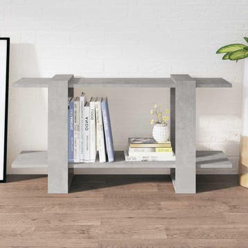 vidaXL Boekenkast 100x30x51 cm bewerkt hout betongrijs, Verzenden