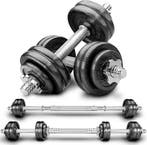 Dumbells set - Gewichten set - Halterset - Verstelbaar - 15, Sport en Fitness, Fitnessmaterialen, Verzenden, Nieuw